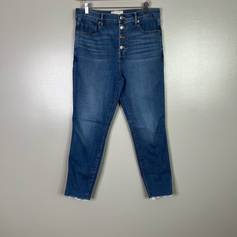 Everlane the vintage skinny jeans ankle button fly size 31